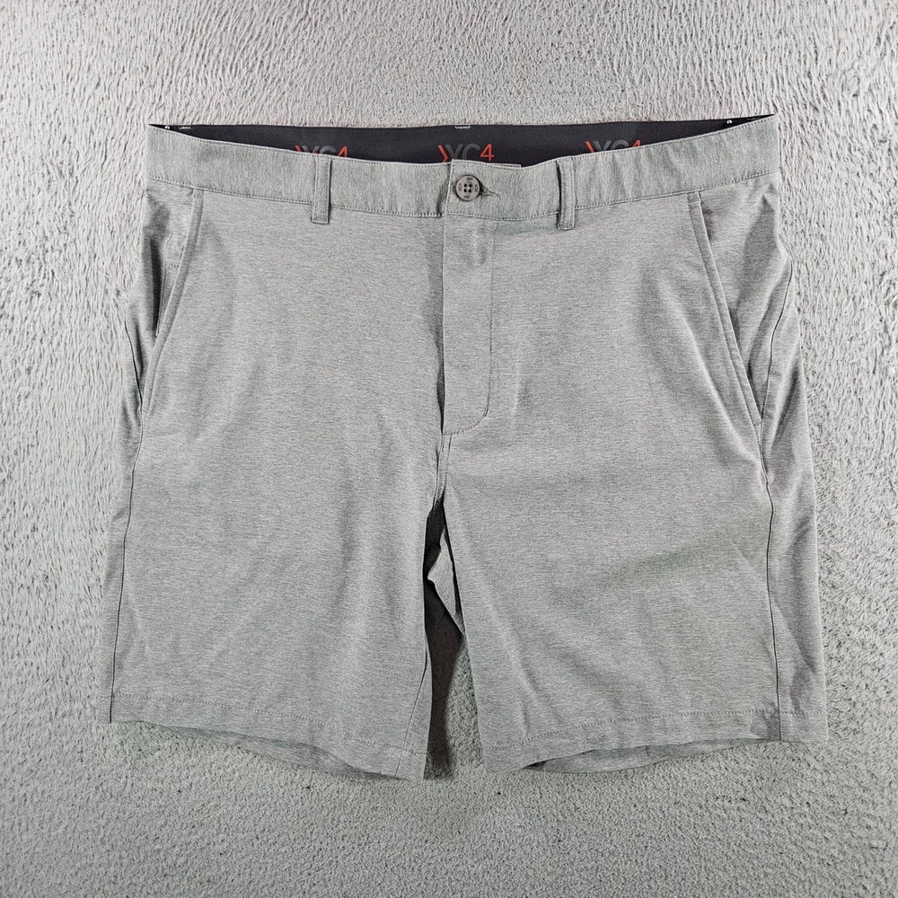 Johnston & Murphy XC4 Mens 36 Gray Performance Golf Shorts Stretch